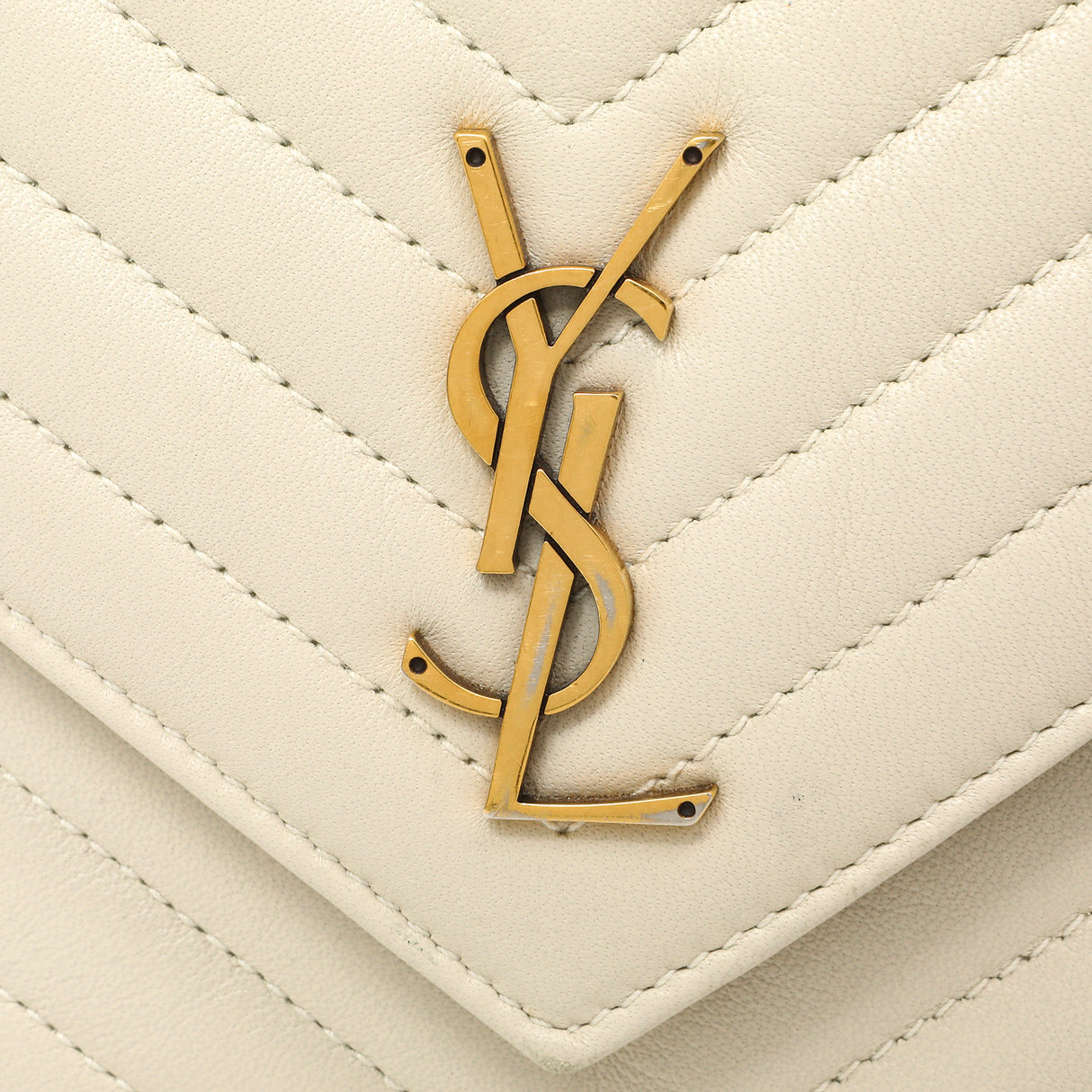 Saint Laurent Cream Lambskin Matelasse Monogram Joe Backpack Handbags Saint Laurent