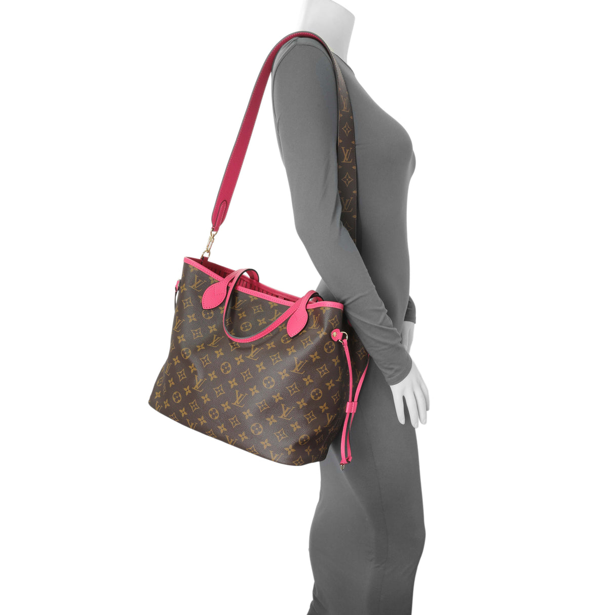 Louis Vuitton Neverfull Bandouliere Inside Out MM Handbags Louis Vuitton