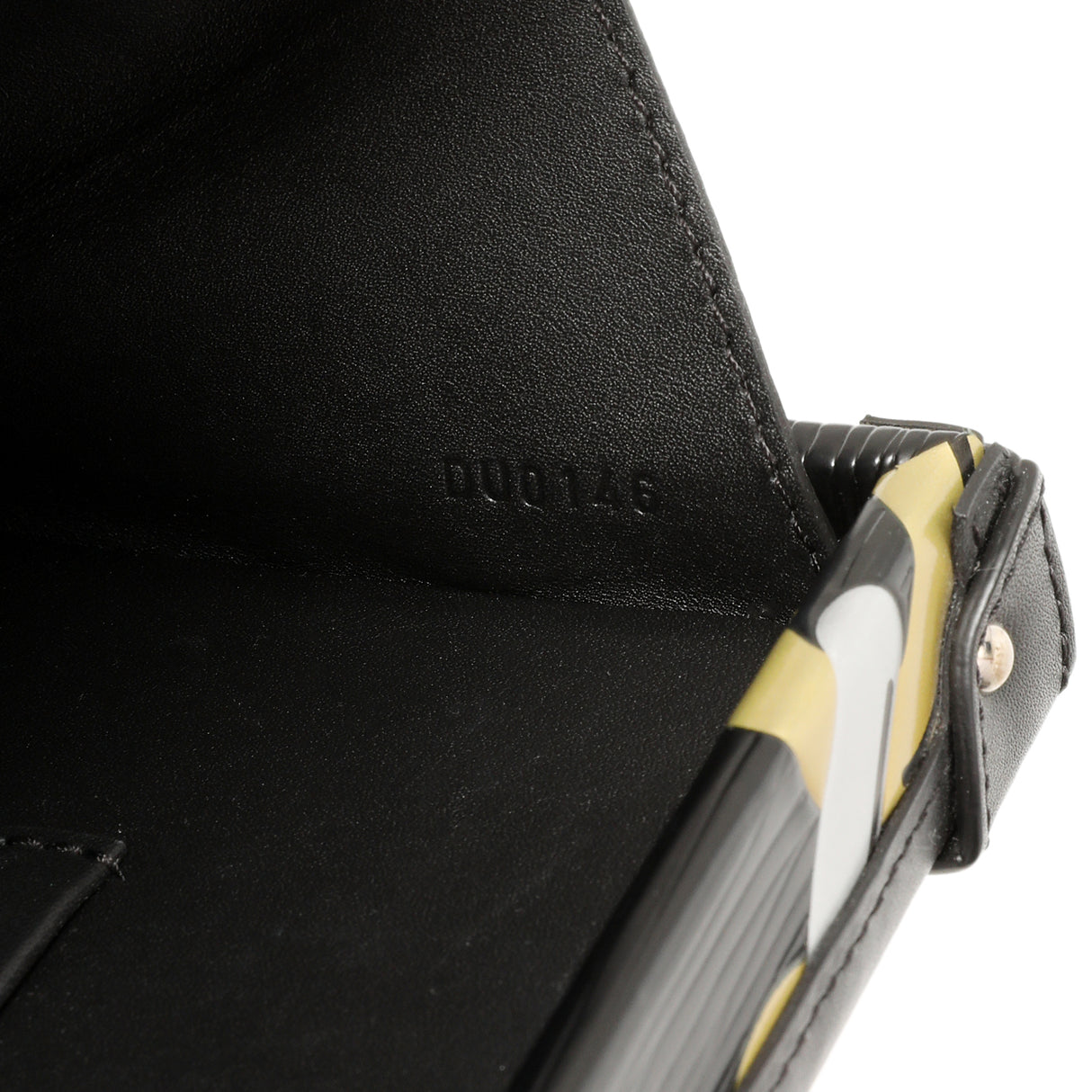 Louis Vuitton Black Epi Chain Flower Petite Malle Handbags Louis Vuitton