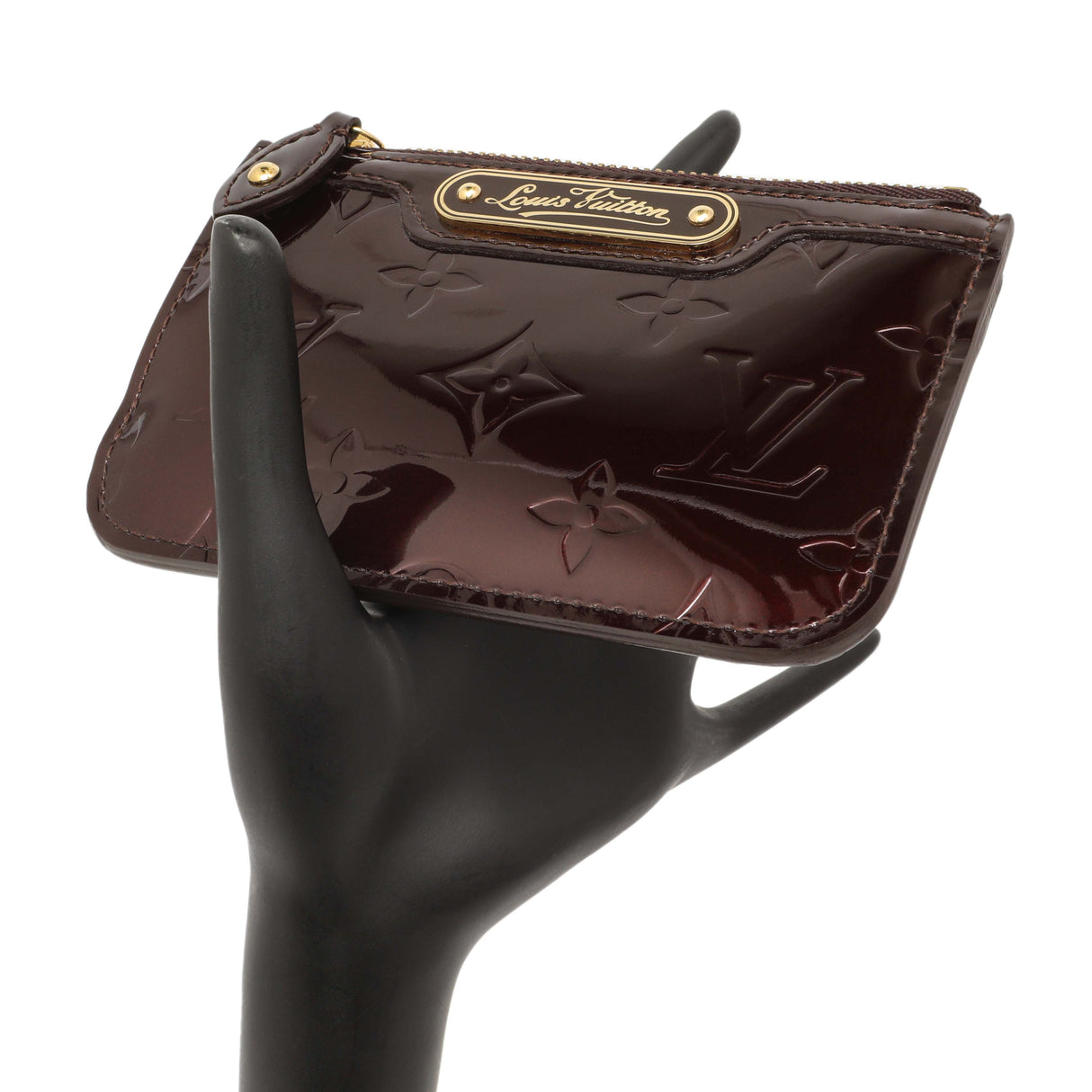 Louis Vuitton Amarante Vernis Key Pouch Accessories Louis Vuitton