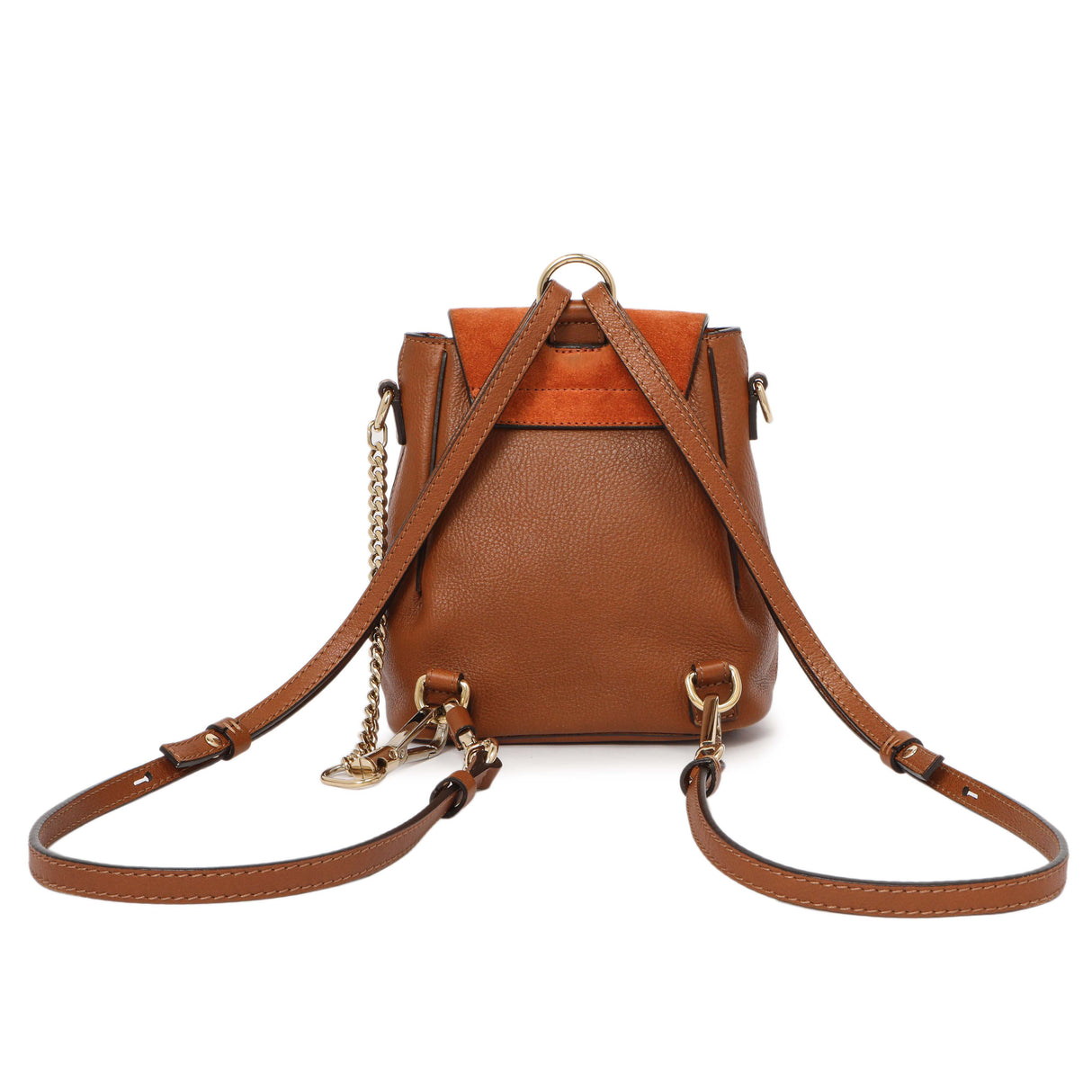 Chloe Tan Suede Calfskin Mini Faye Backpack Handbags Chloe