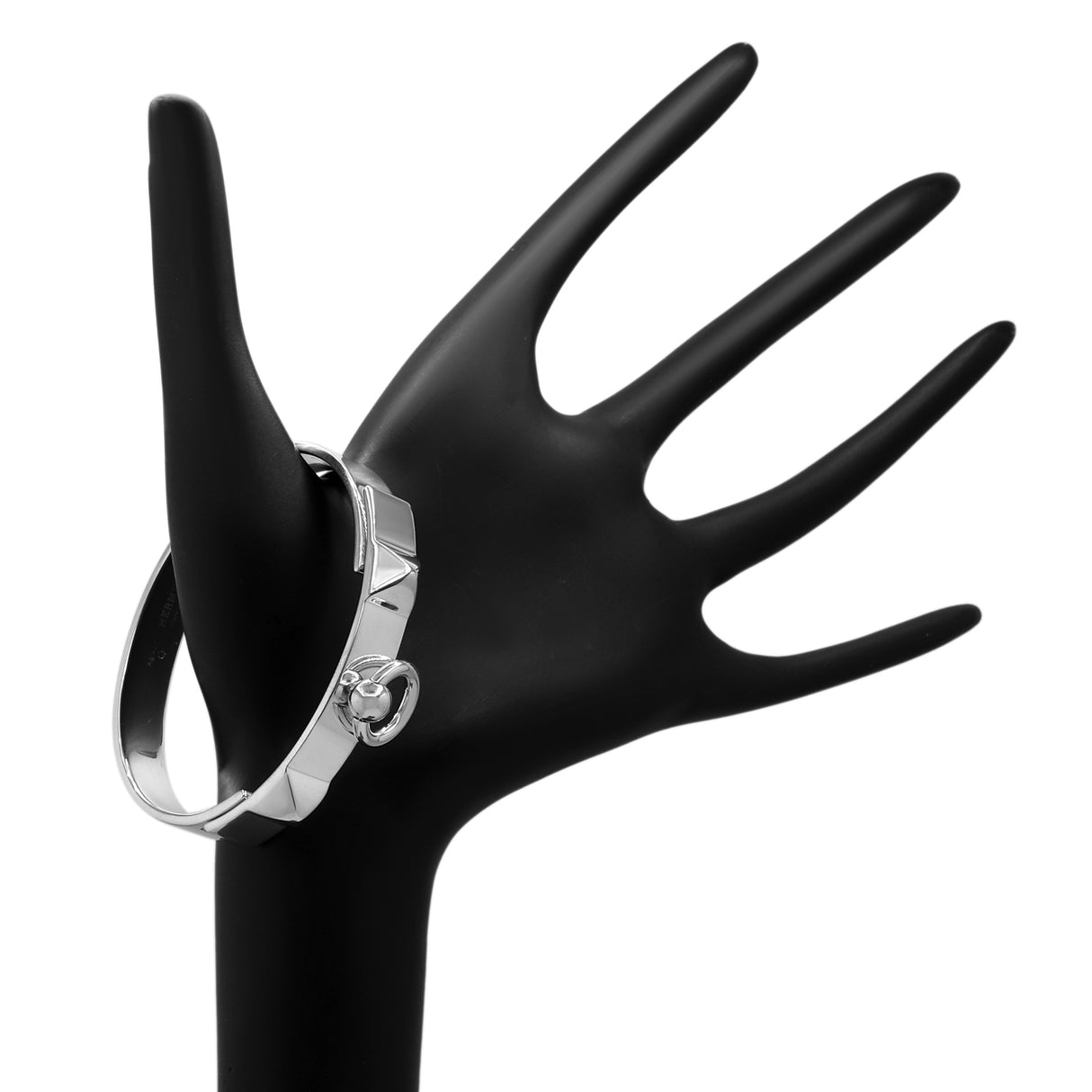 Hermes Sterling Silver Collier De Chien Bracelet PM Designer Jewellery Hermes