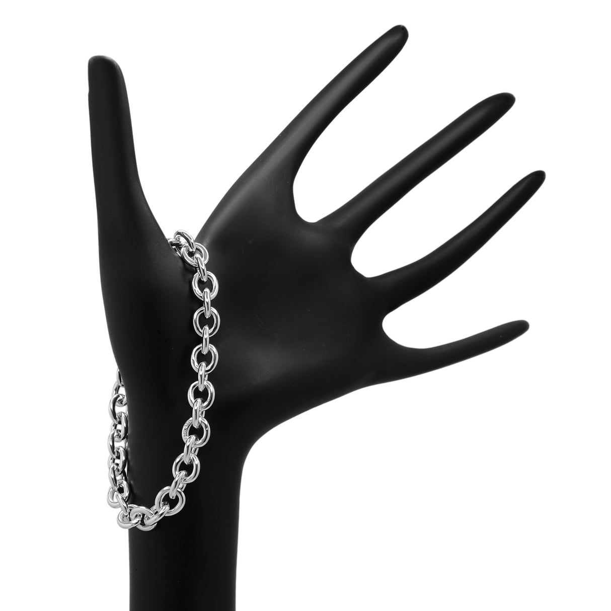 Tiffany & Co. Sterling Silver Round Link Bracelet Designer Jewellery Tiffany and Co