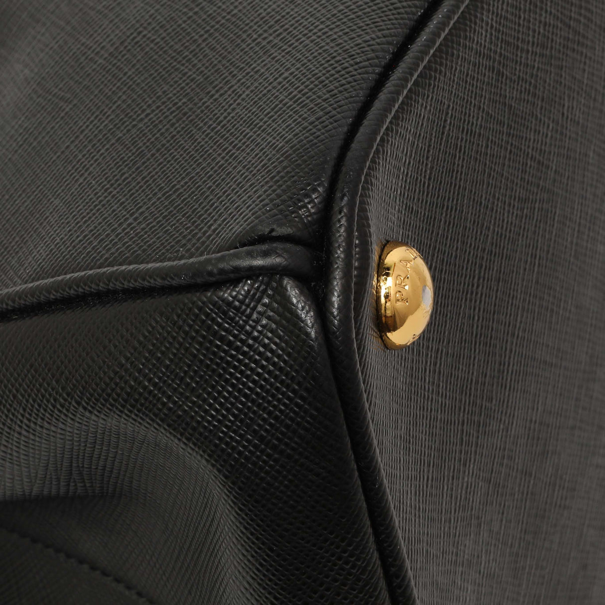 Prada Black Saffiano Small Galleria Double Zip Tote Handbags Prada