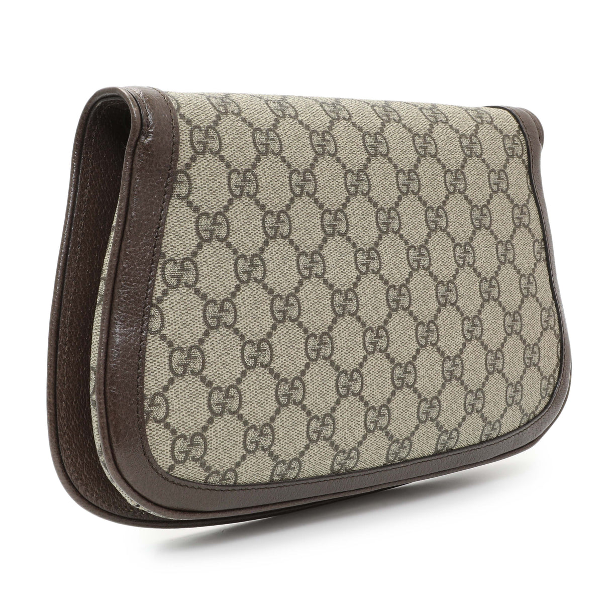 Gucci GG Supreme Monogram Textured Dollar Calfskin Blondie Chain Shoulder Flap