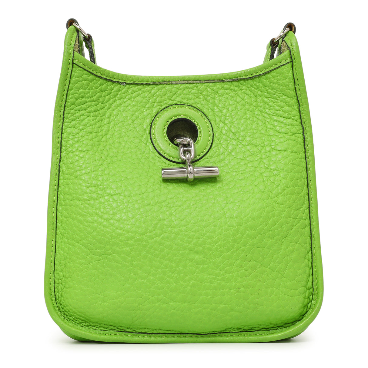 Hermes Green Clemence Vespa TPM Handbags Hermes