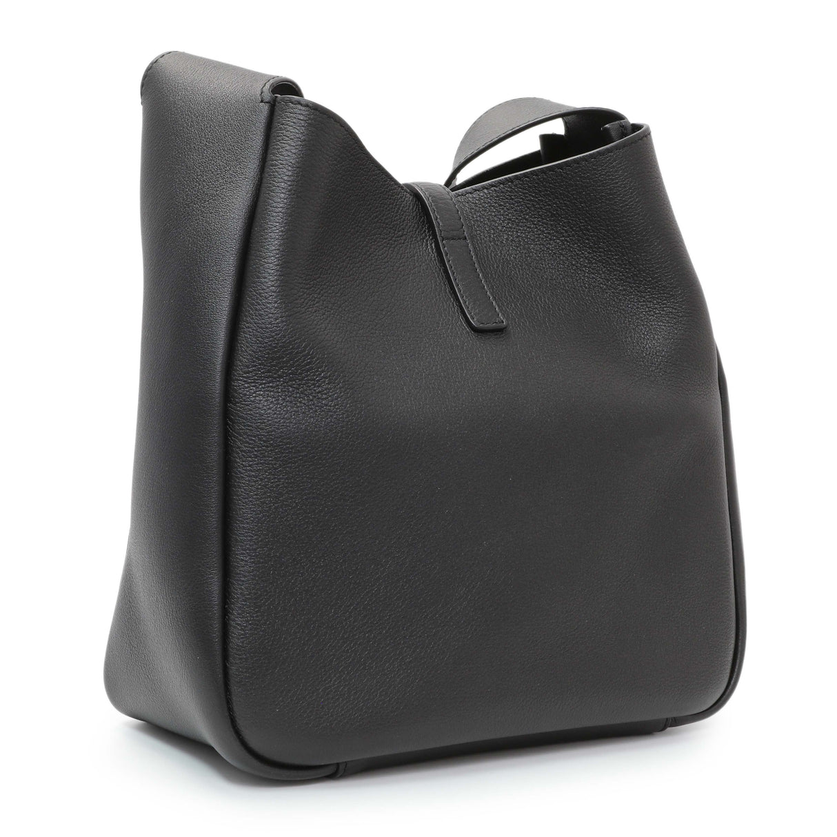Saint Laurent Black Calfskin Small Le 5 A 7 Soft Hobo Handbags Saint Laurent