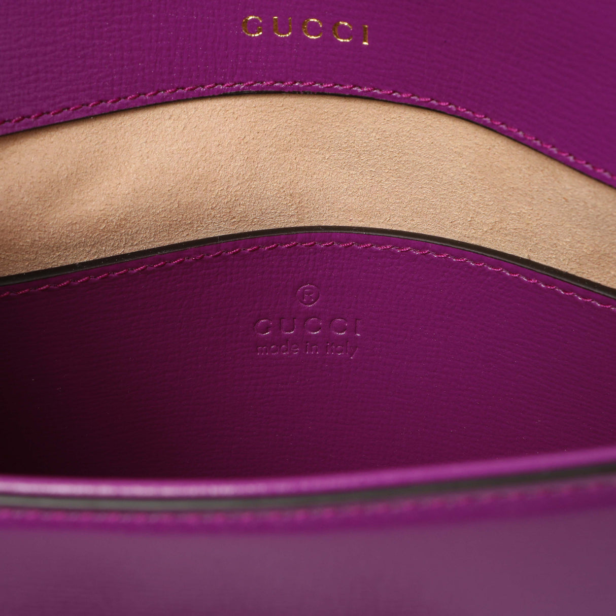 Gucci Purple Calfskin Horsebit 1955 Small Shoulder Bag Handbags Gucci