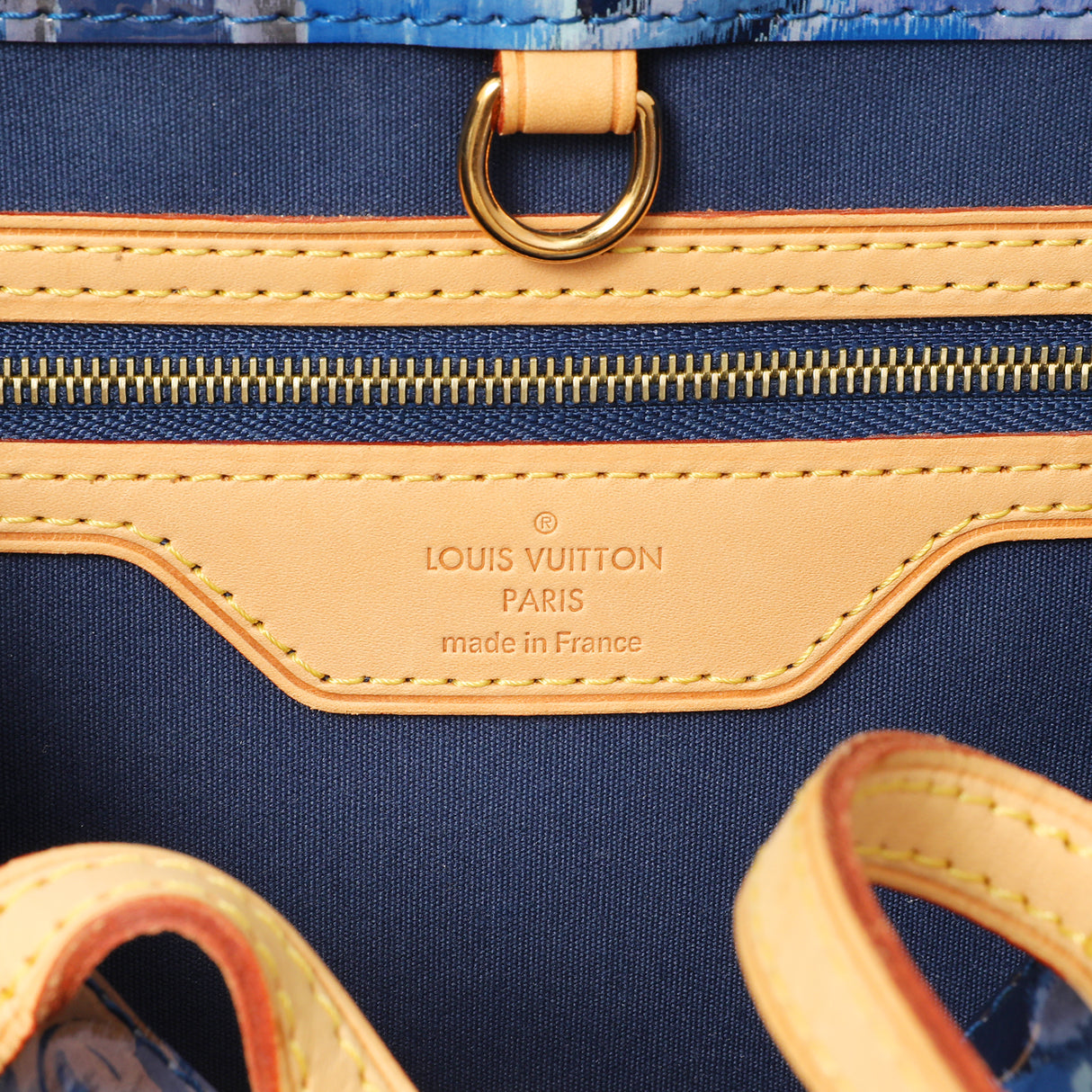 Louis Vuitton Grand Bleu Vernis Ikat Catalina Tote Handbags Louis Vuitton