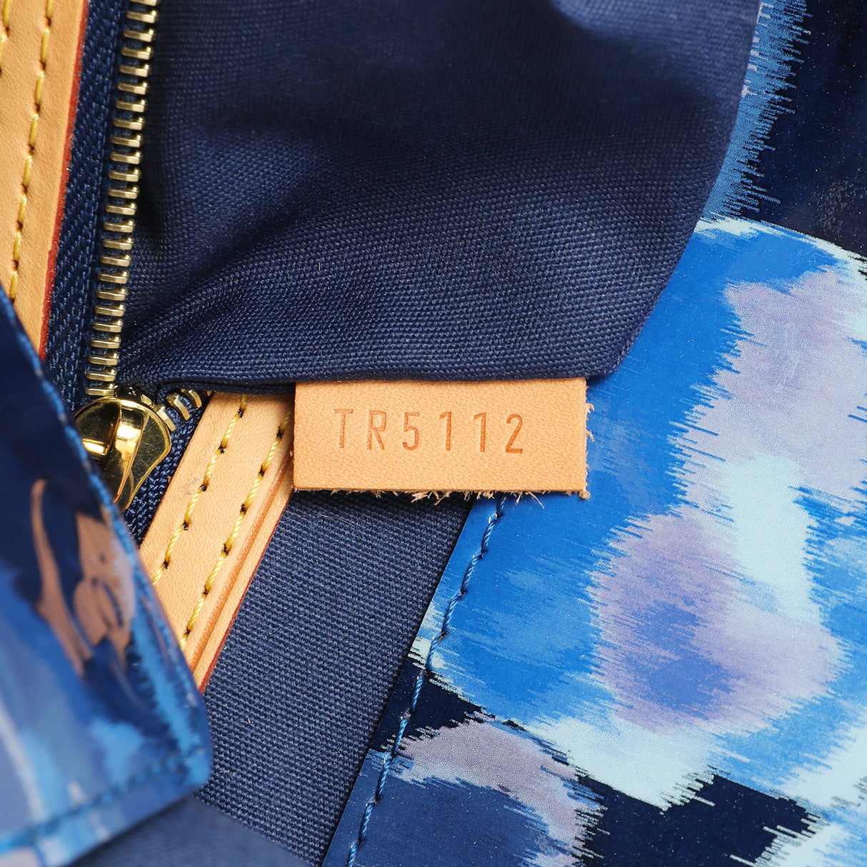 Louis Vuitton Grand Bleu Vernis Ikat Catalina Tote Handbags Louis Vuitton