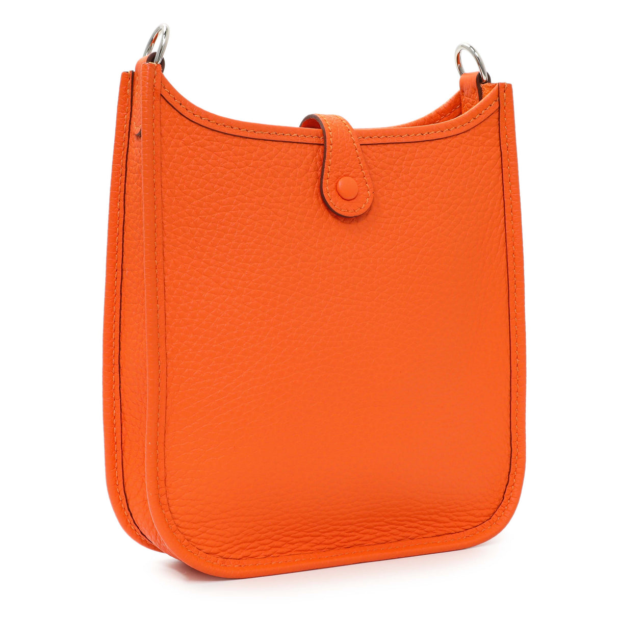 Hermes Orange Clemence Evelyne TPM Handbags Hermes