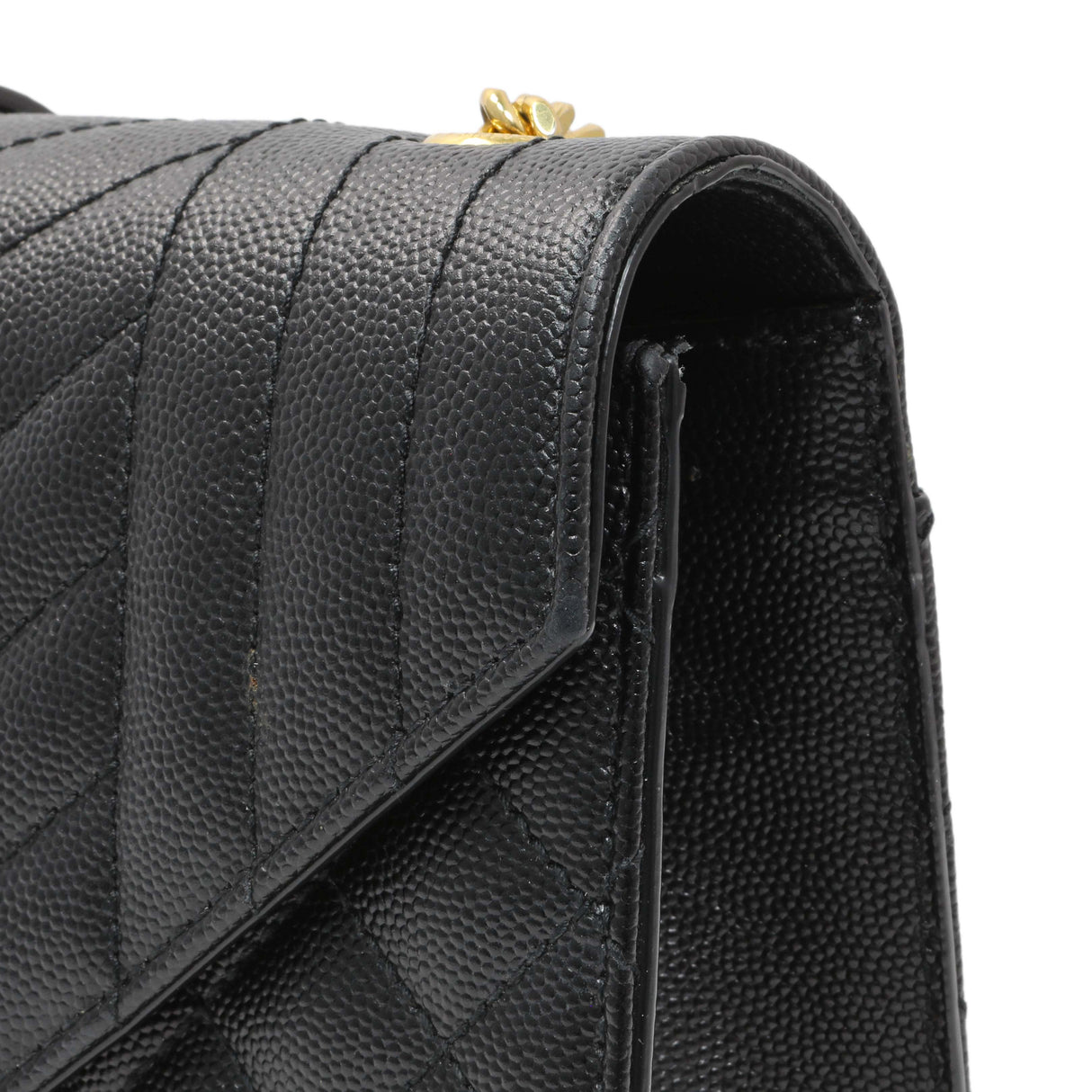 Saint Laurent Black Grain De Poudre Textured Mixed Matelasse Triquilt Small Monogram Satchel Handbags Saint Laurent
