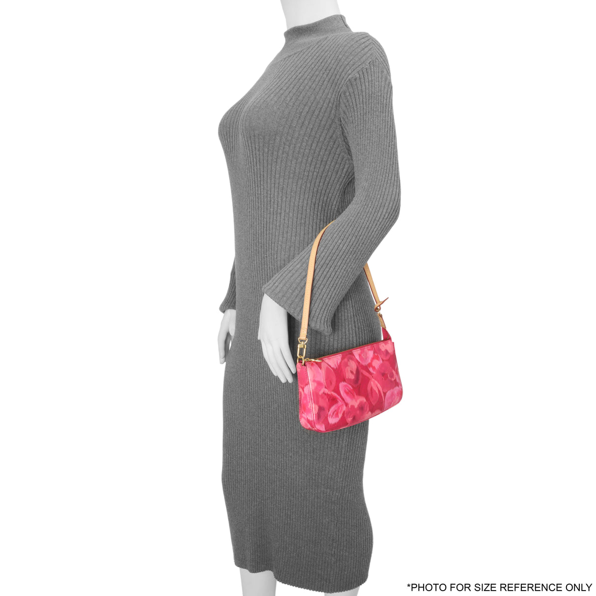 Louis Vuitton Rose Indien Vernis Ikat Pochette Accessories NM Handbags Louis Vuitton