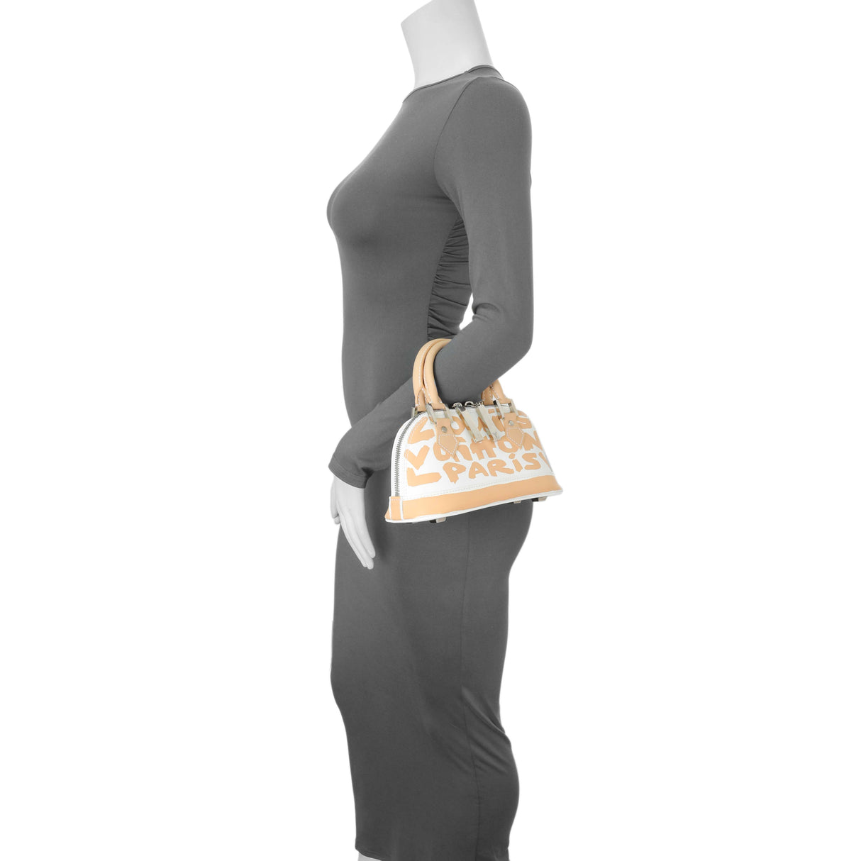 Louis Vuitton Peach Graffiti Alma PM Handbags Louis Vuitton