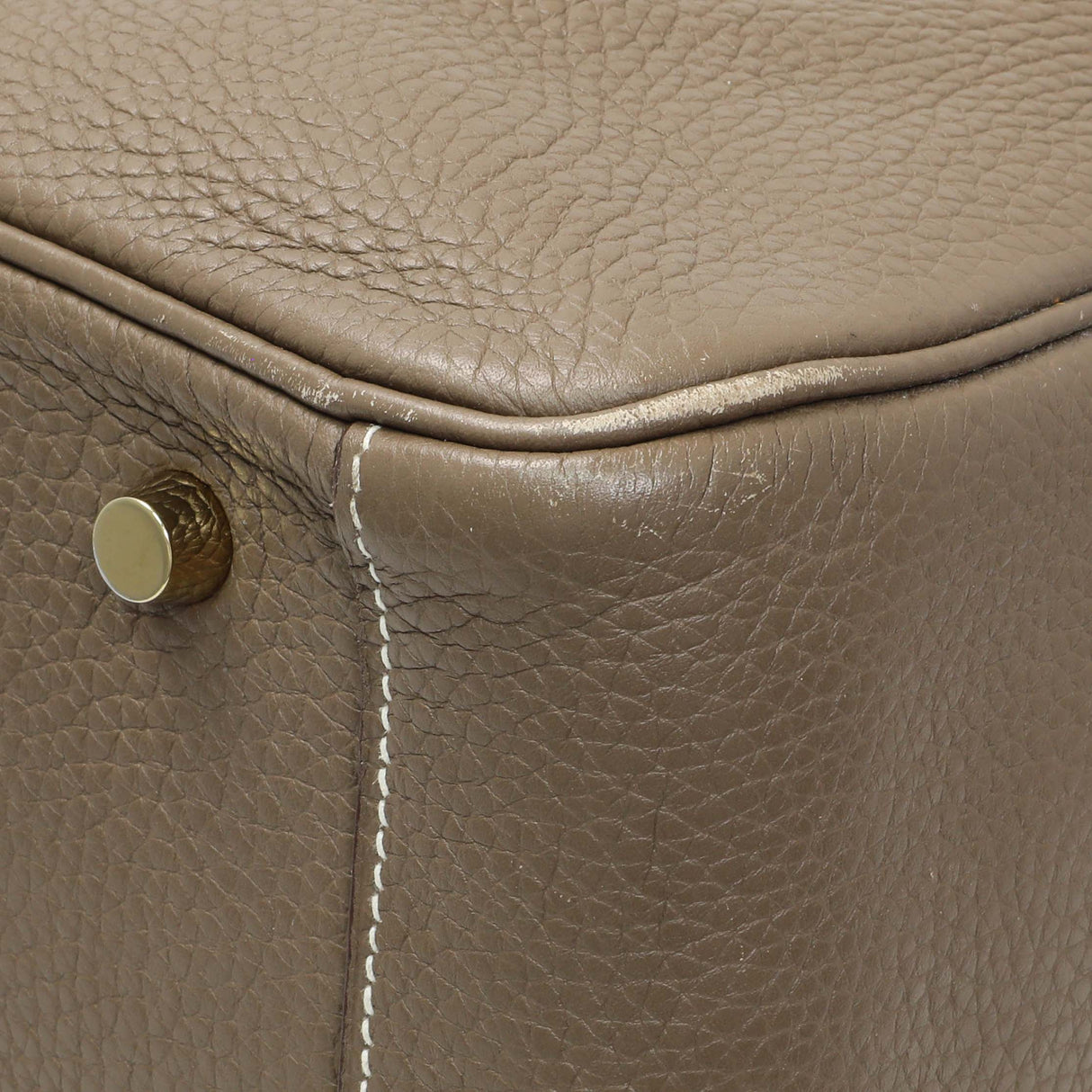 Hermes Etoupe Taurillon Clemence Lindy 30