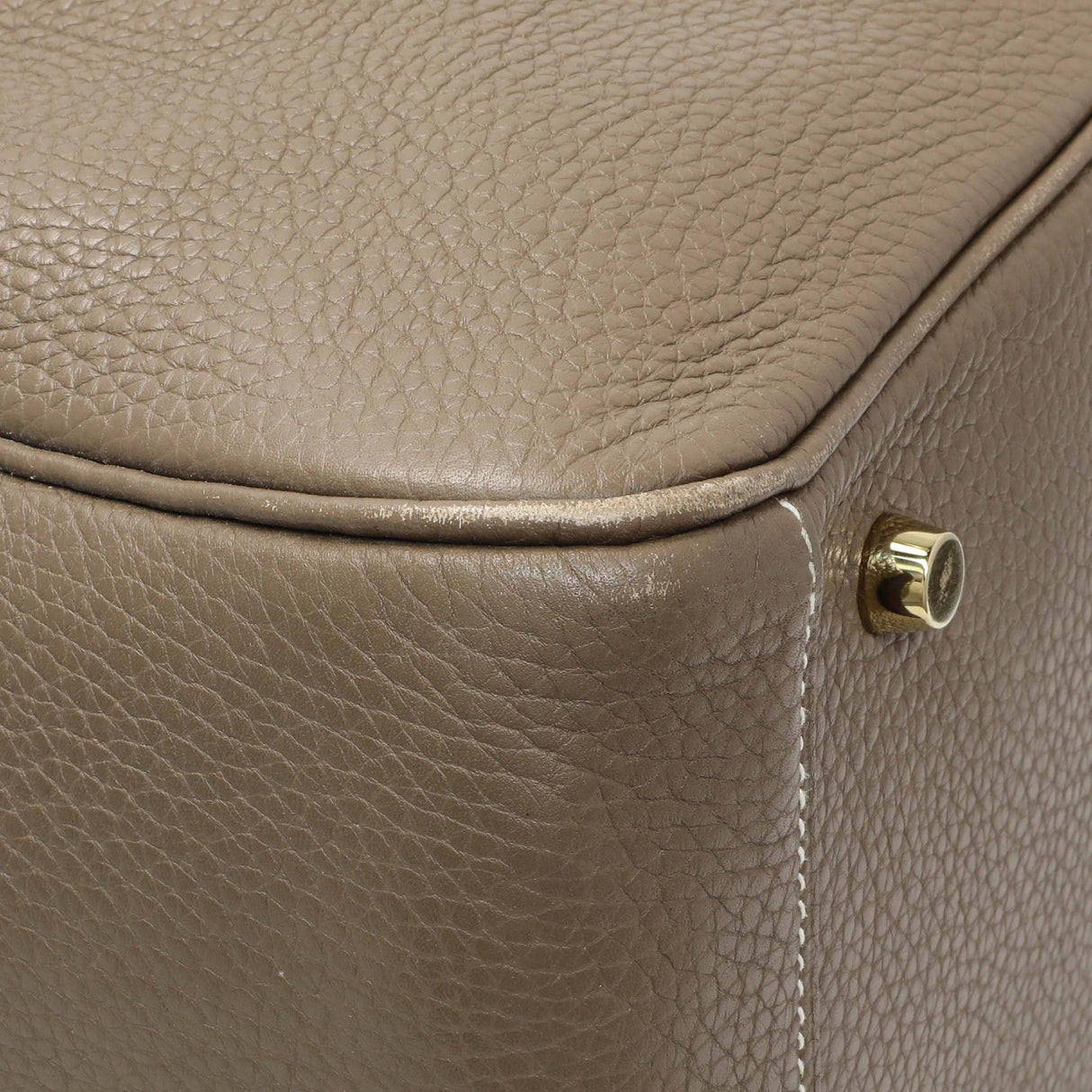 Hermes Etoupe Taurillon Clemence Lindy 30
