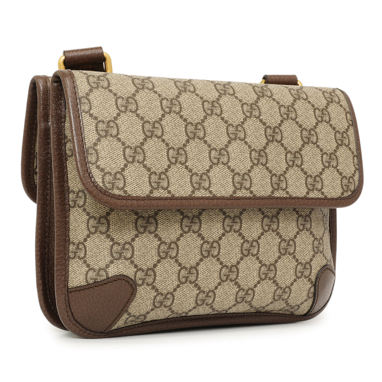 Gucci GG Supreme Monogram Web Neo Vintage Small Messenger Handbags Gucci