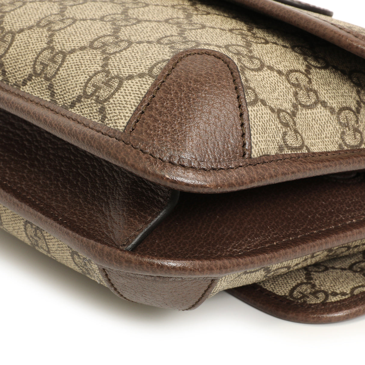 Gucci GG Supreme Monogram Web Neo Vintage Small Messenger Handbags Gucci