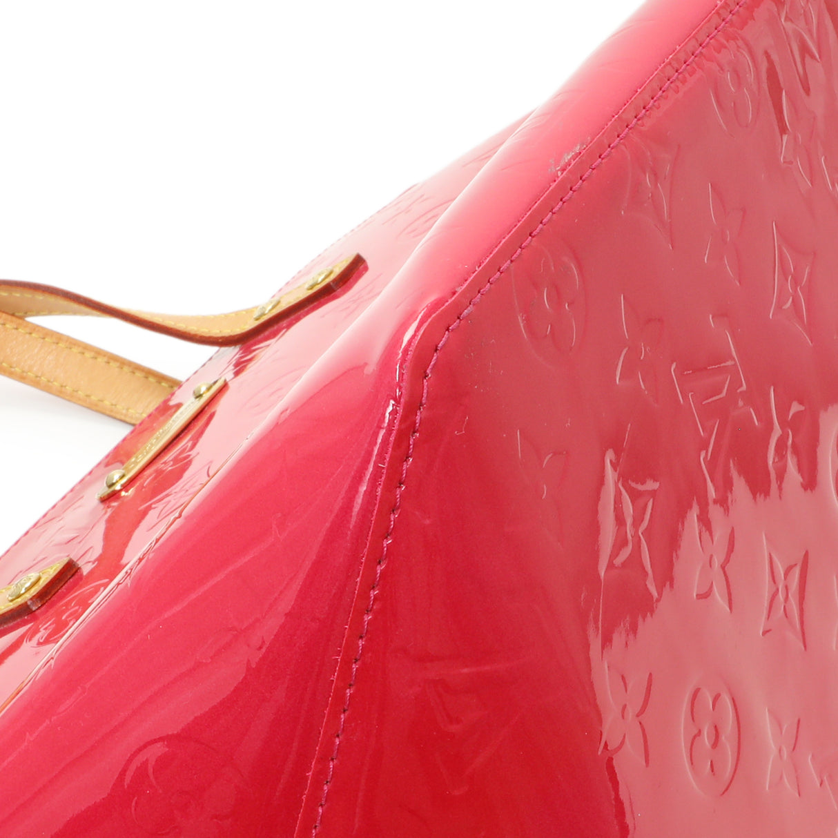 Louis Vuitton Pink Vernis Bellevue PM Handbags Louis Vuitton