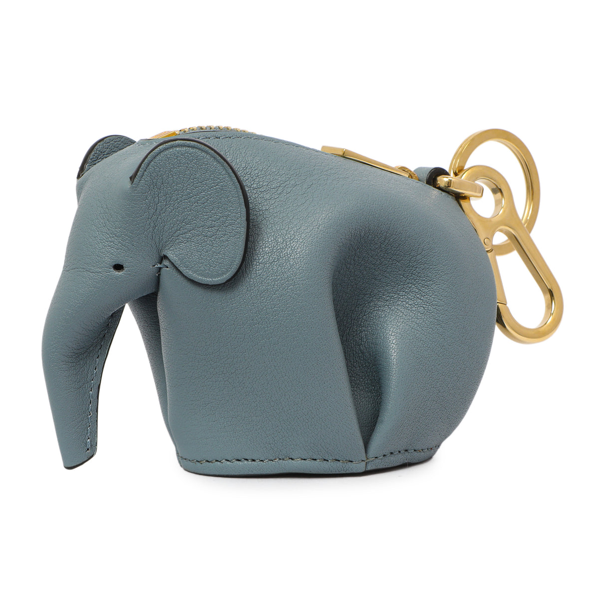 Loewe Stone Blue Calfskin Elephant Charm Accessories Loewe