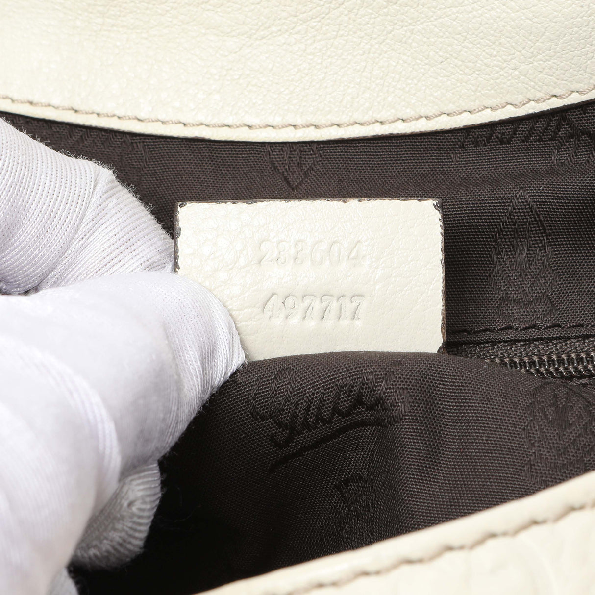 Gucci White Guccissima Large New Ladies Web Hobo Handbags Gucci