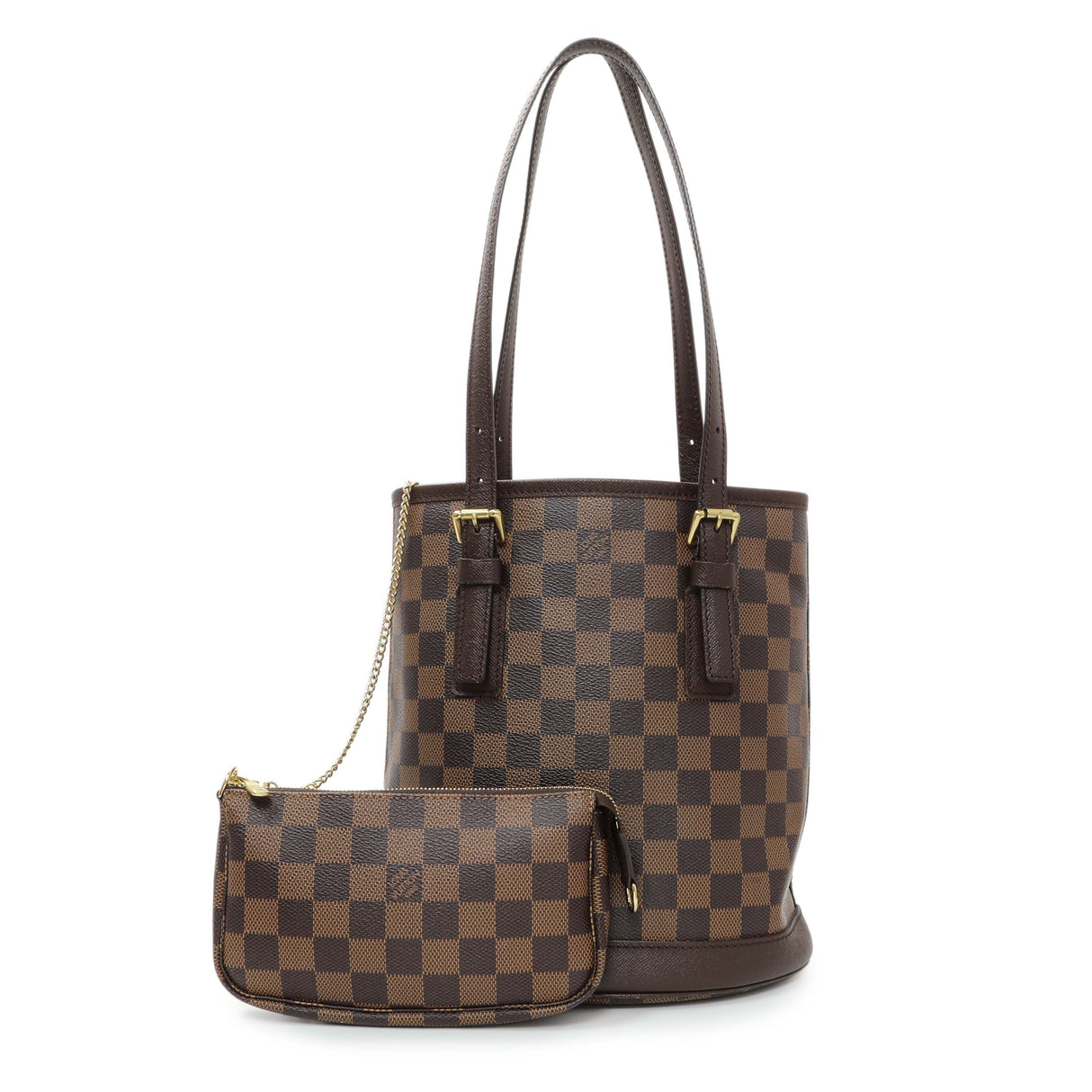 Louis Vuitton Damier Ebene Marais Bucket 23 Handbags Louis Vuitton
