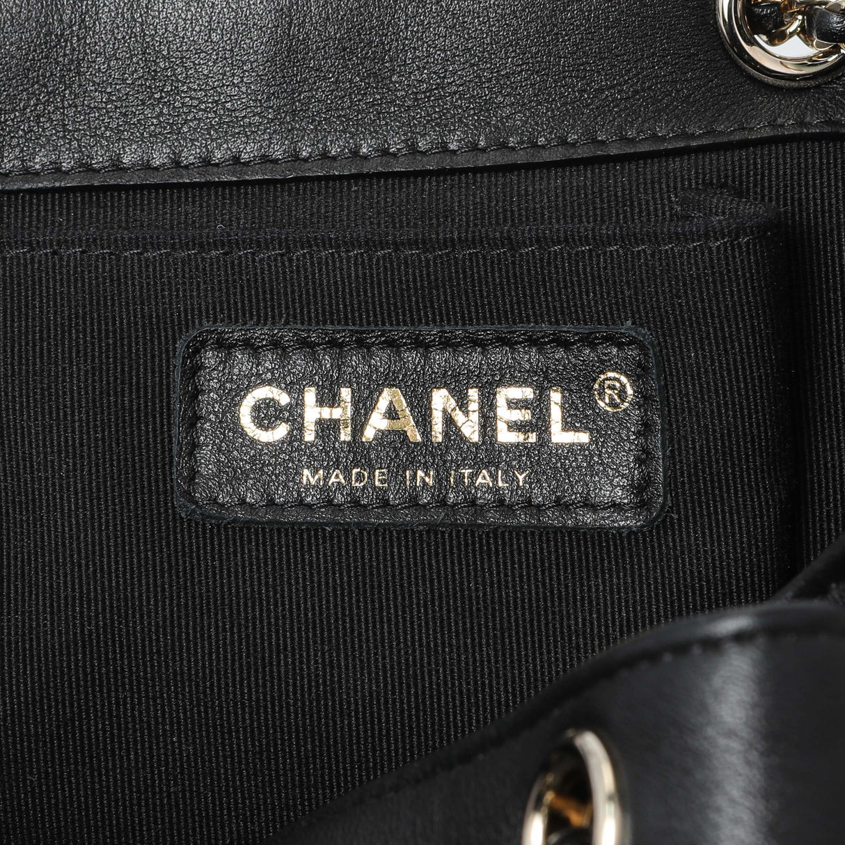 Chanel Black Lambskin Quilted Large Duma Drawstring Backpack Handbags Chanel