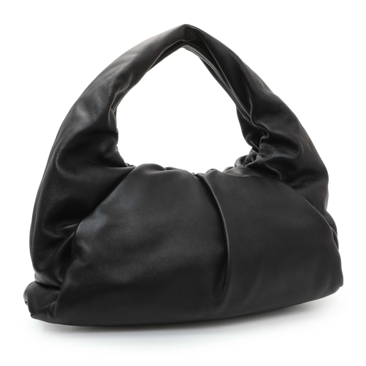 Bottega Veneta Black Smooth Butter Calfskin Small The Shoulder Pouch Handbags Bottega Veneta