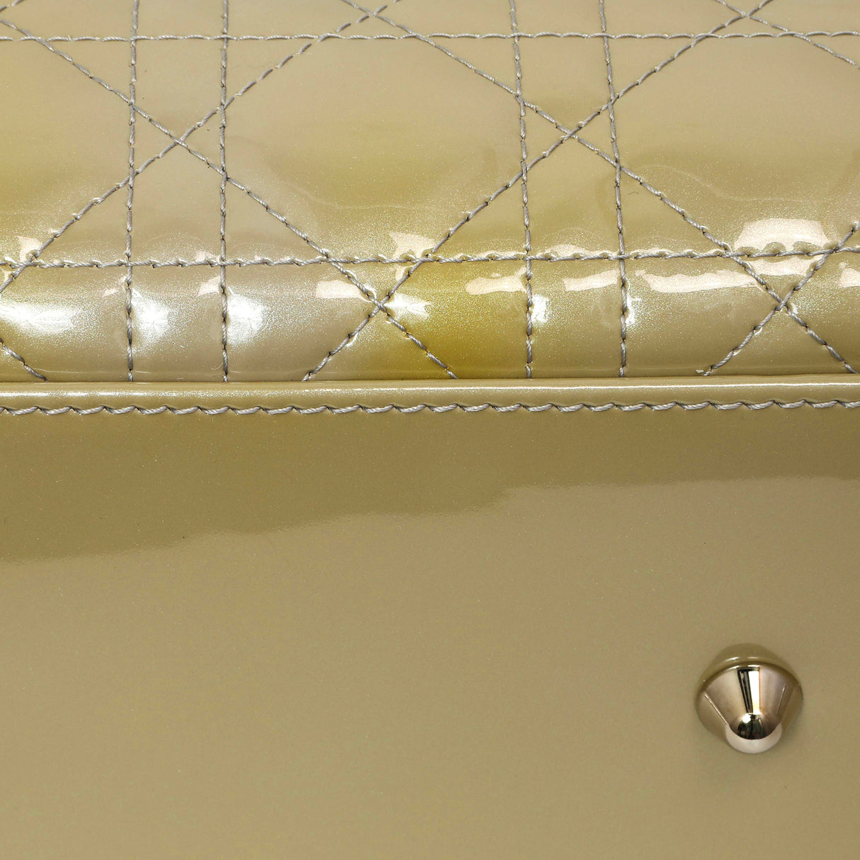 Christian Dior Patent Cannage Large Lady Dior Handbags Christian Dior