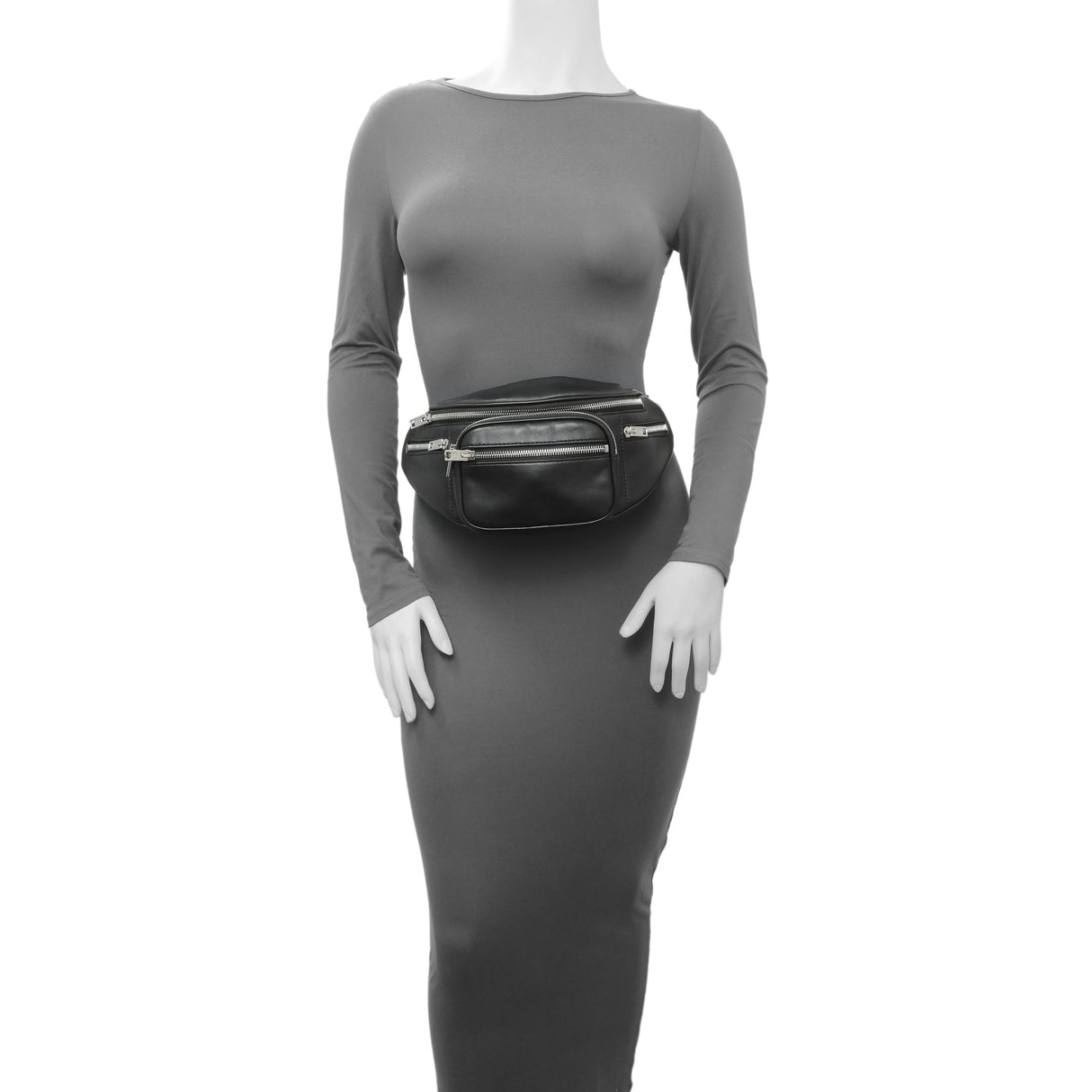 Alexander Wang Black Lambskin Attica Belt Bag Handbags Alexander Wang