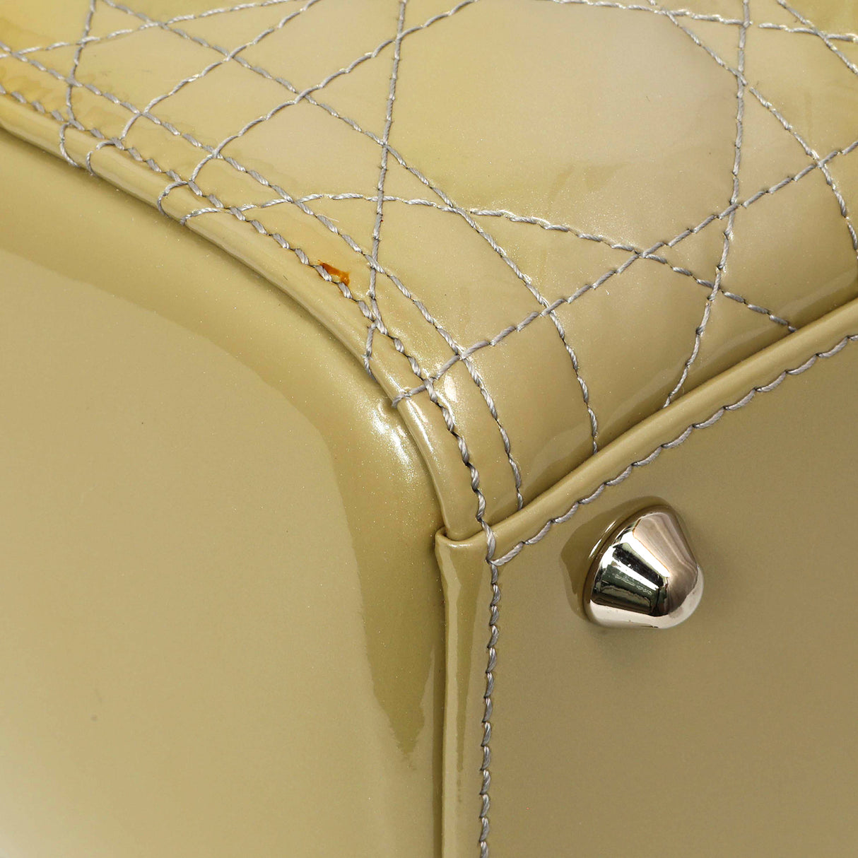 Christian Dior Patent Cannage Large Lady Dior Handbags Christian Dior