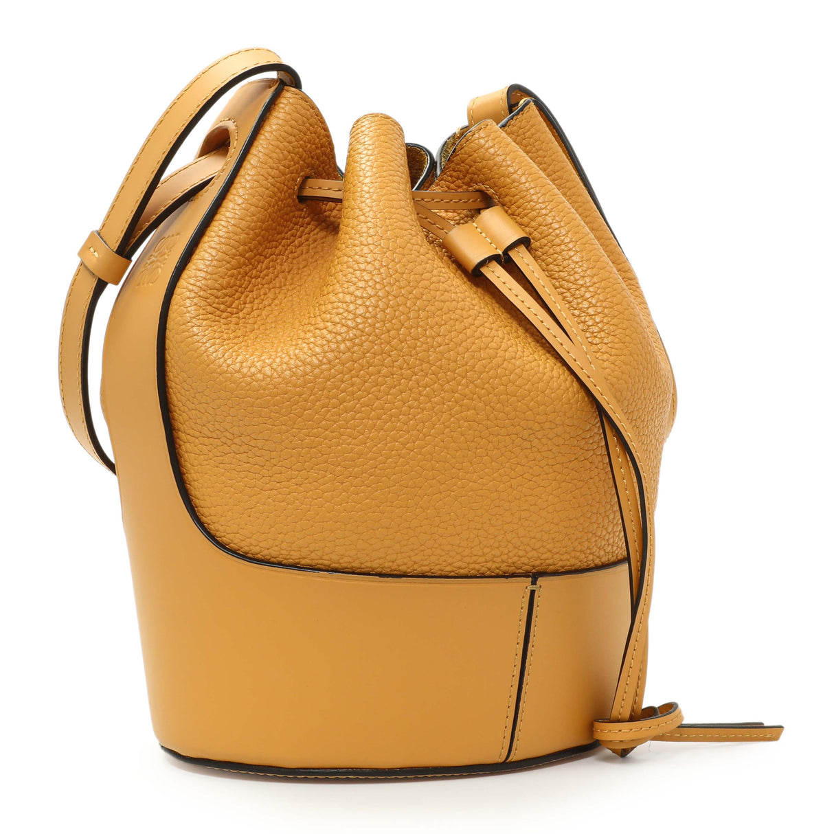 Loewe Yellow Calfskin Medium Balloon Bucket Bag Handbags Loewe
