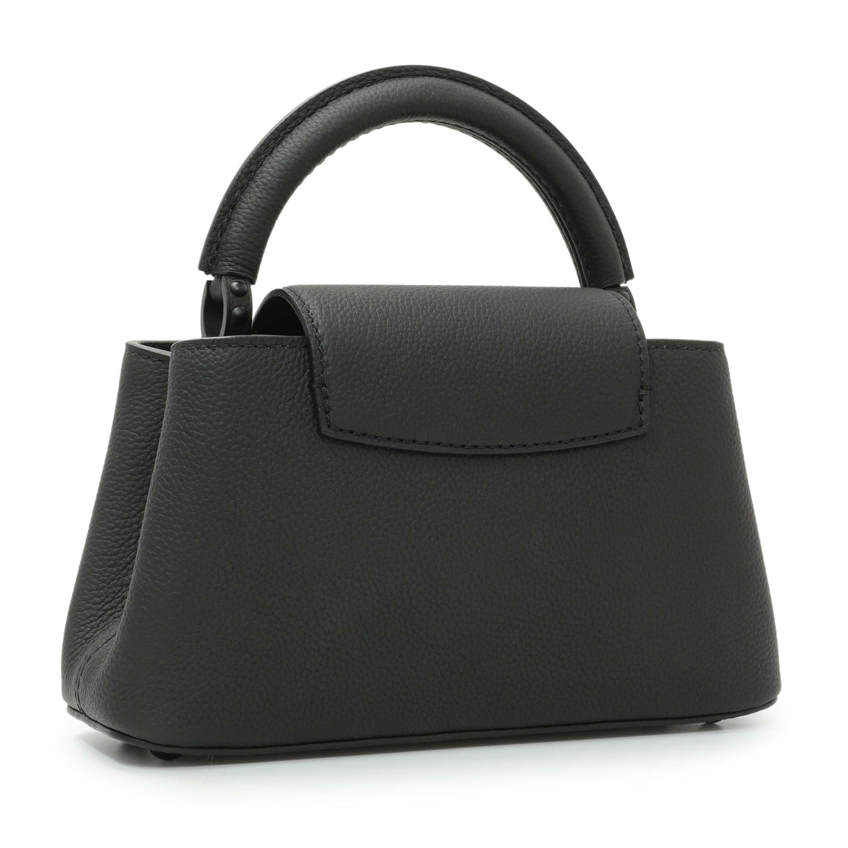 Louis Vuitton Black Matte Taurillon Capucines East West Mini Handbags Louis Vuitton