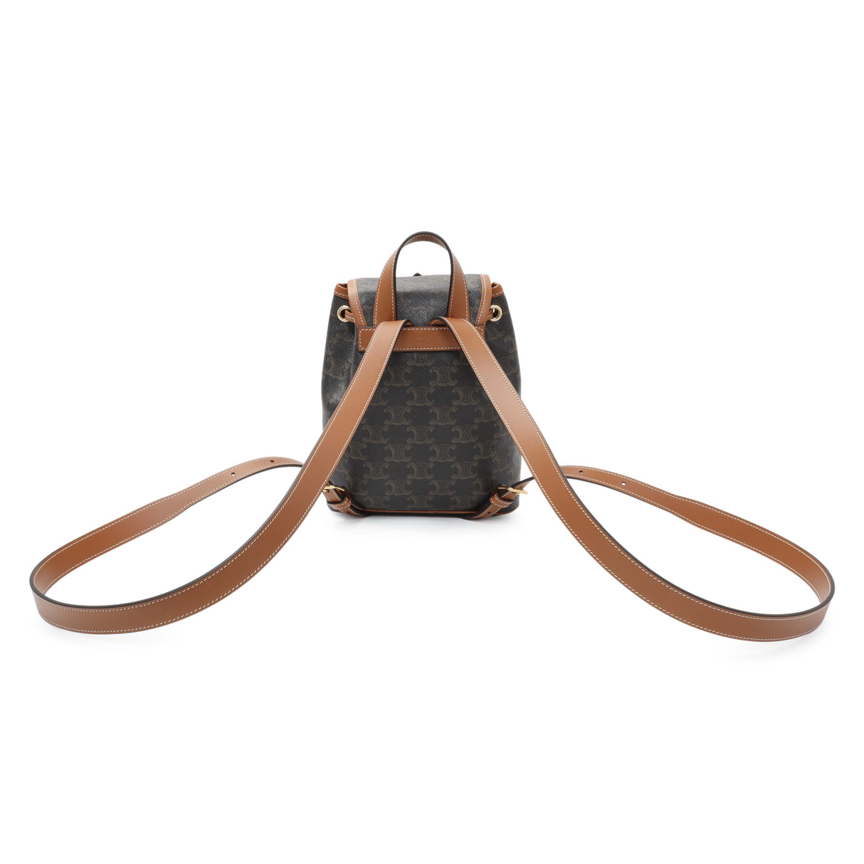 Celine Triomphe Canvas Calfskin Mini Folco Backpack Handbags Celine
