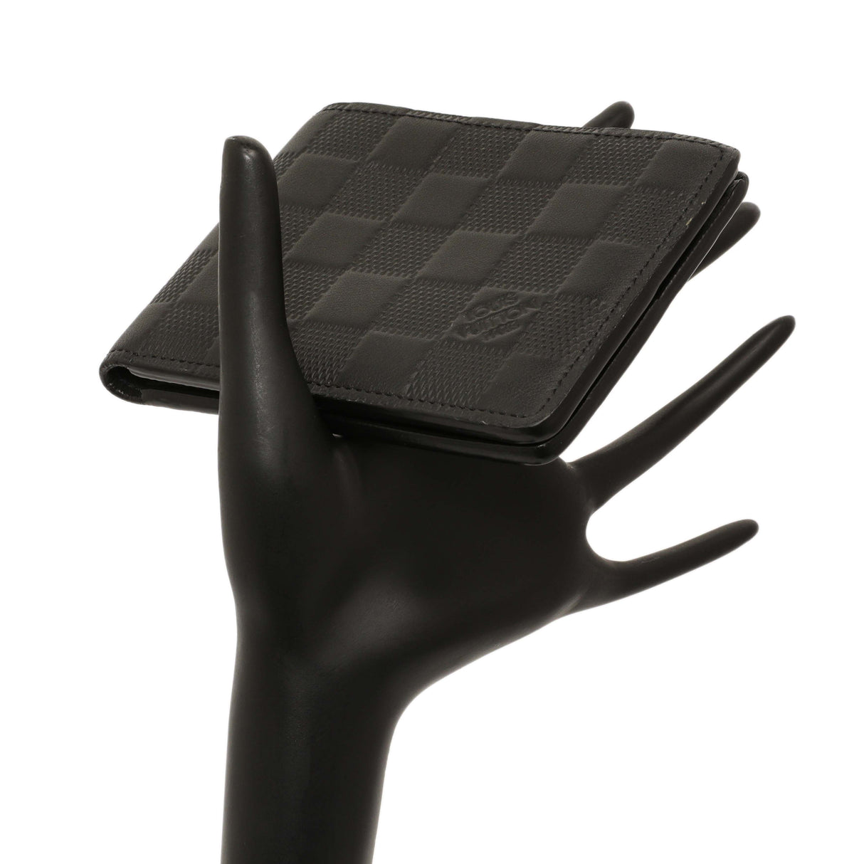 Louis Vuitton Black Damier Infini Slender Wallet Accessories Louis Vuitton