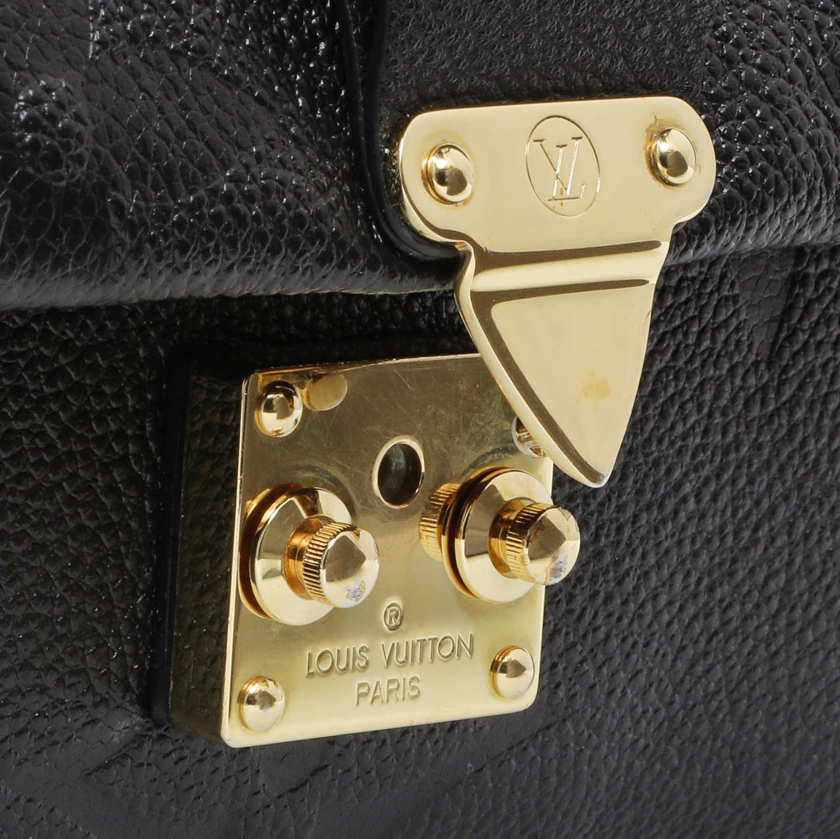 Louis Vuitton Black Empreinte Monogram Giant Madeleine MM Handbags Louis Vuitton