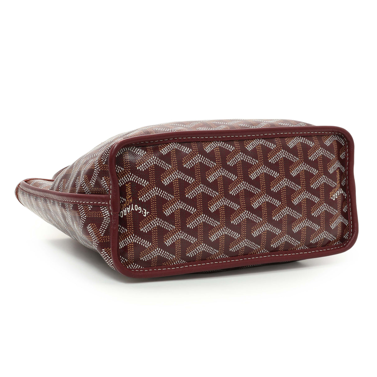 Goyard Burgundy Goyardine Reversible Mini Anjou Handbags Goyard