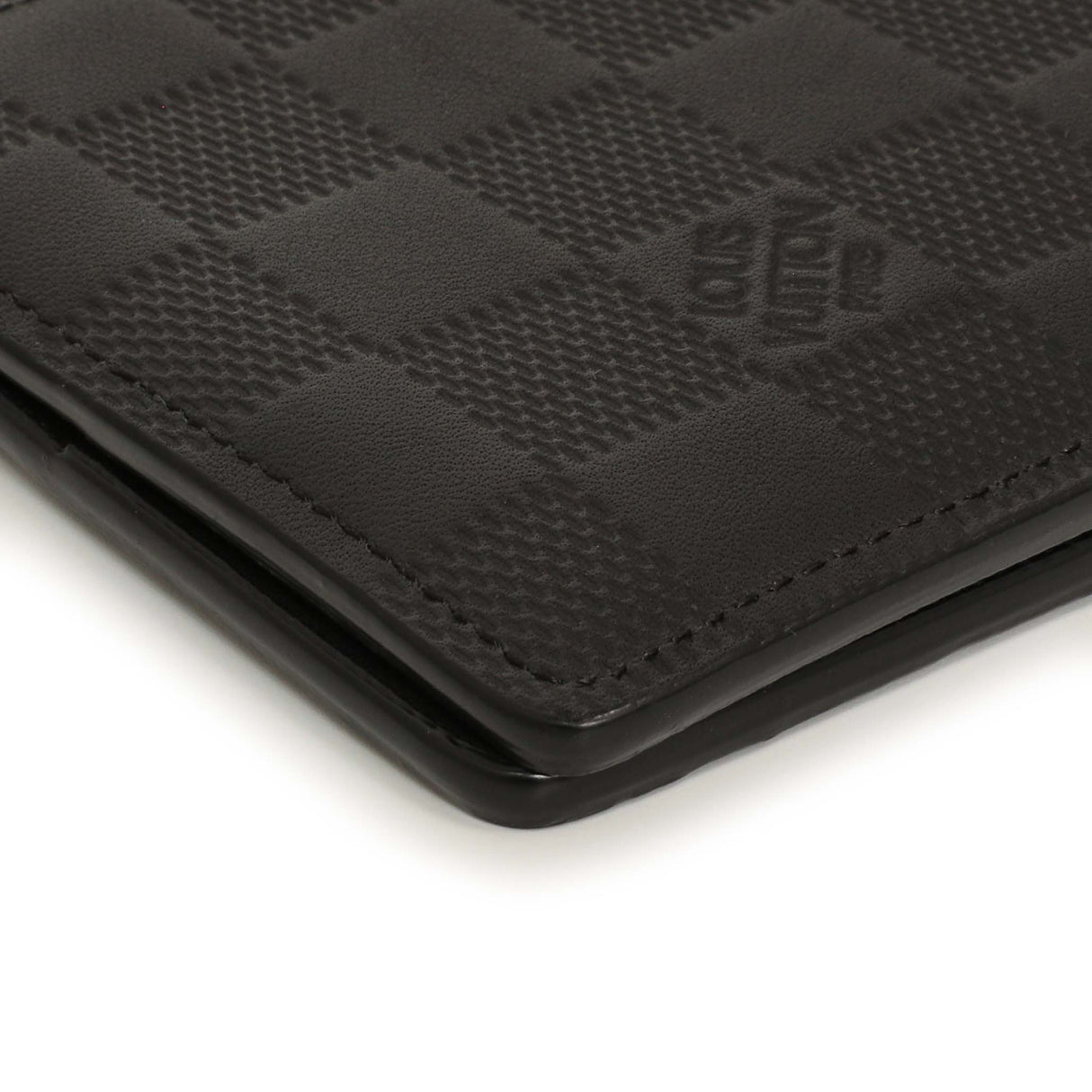 Louis Vuitton Black Damier Infini Slender Wallet Accessories Louis Vuitton