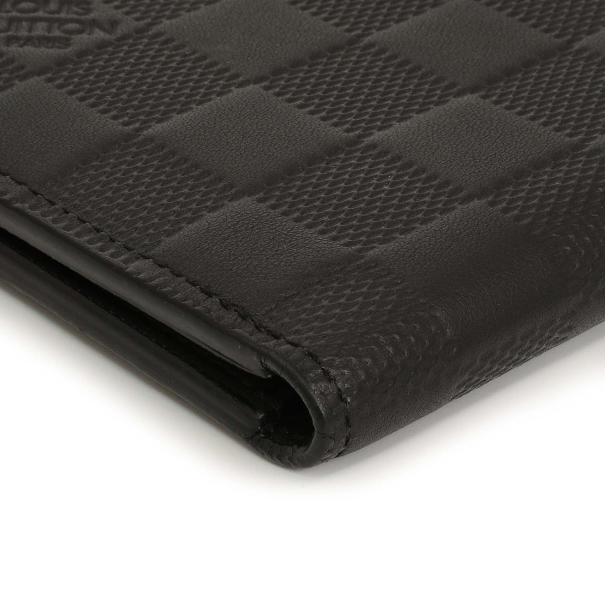 Louis Vuitton Black Damier Infini Slender Wallet Accessories Louis Vuitton