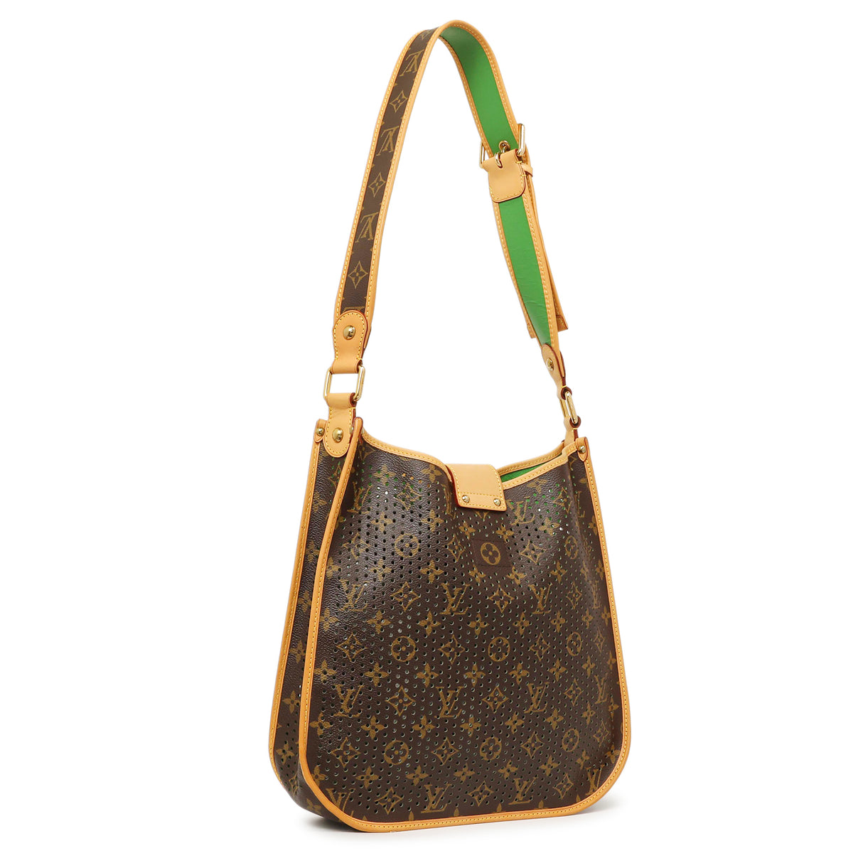 Louis Vuitton Vert Monogram Perforated Musette Handbags Louis Vuitton