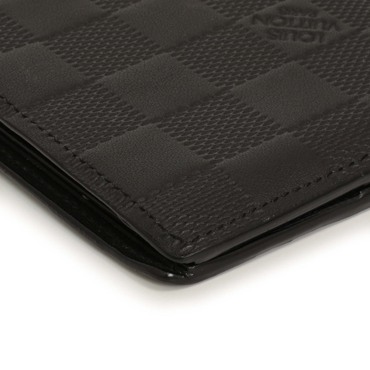 Louis Vuitton Black Damier Infini Slender Wallet Accessories Louis Vuitton