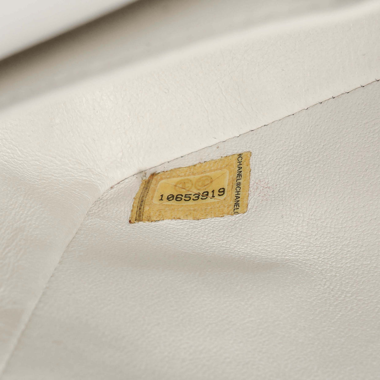 Chanel White Quilted Caviar Medium Classic Double Flap Handbags Chanel