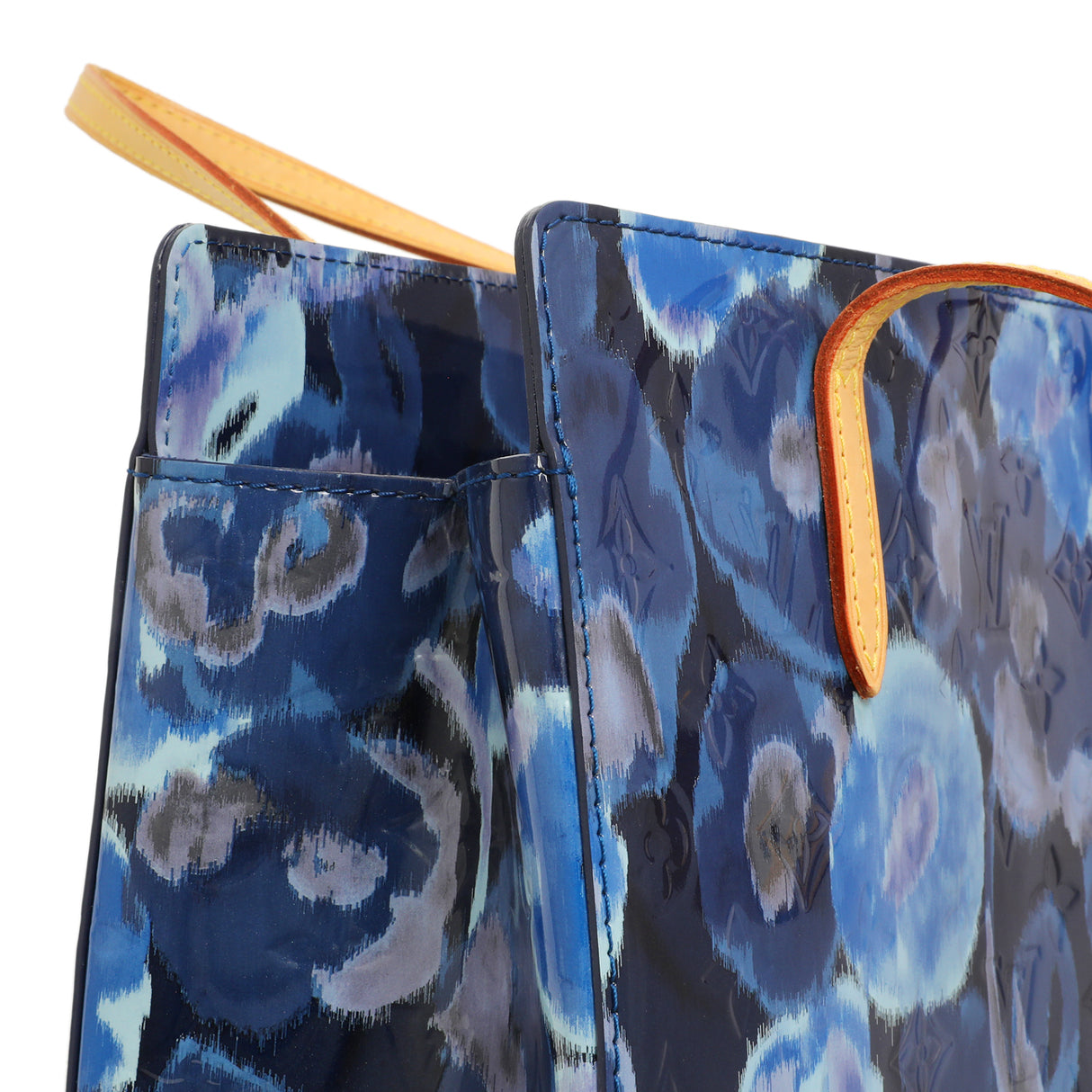 Louis Vuitton Grand Bleu Vernis Ikat Catalina Tote Handbags Louis Vuitton