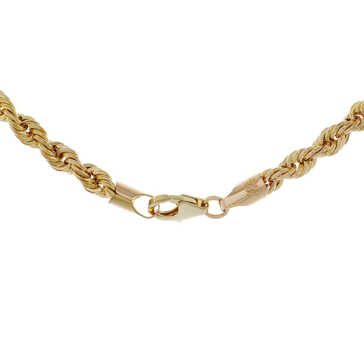 10K Yellow Gold Rope Chain Fine Jewellery Modaselle