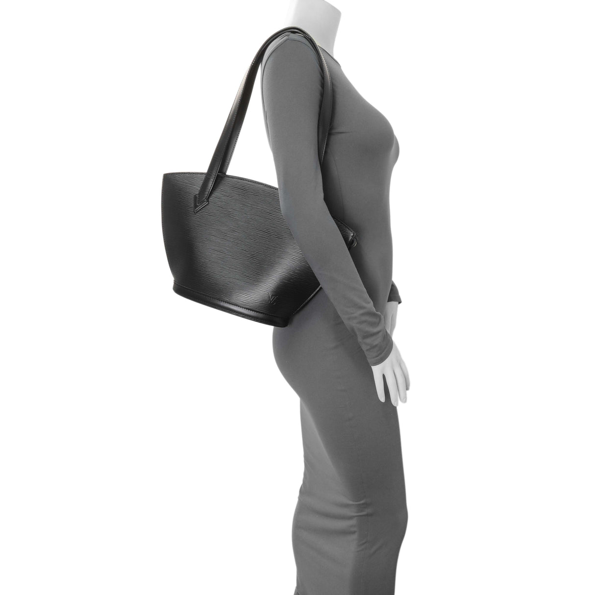 Louis Vuitton Black Epi Saint Jacques PM with Long Straps Handbags Louis Vuitton