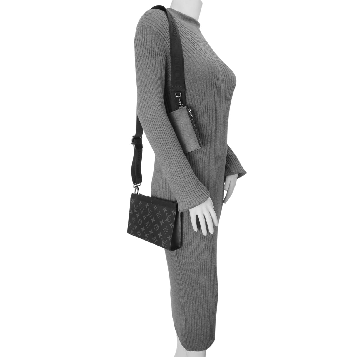 Louis Vuitton Monogram Eclipse Reverse Gaston Wearable Wallet Handbags Louis Vuitton