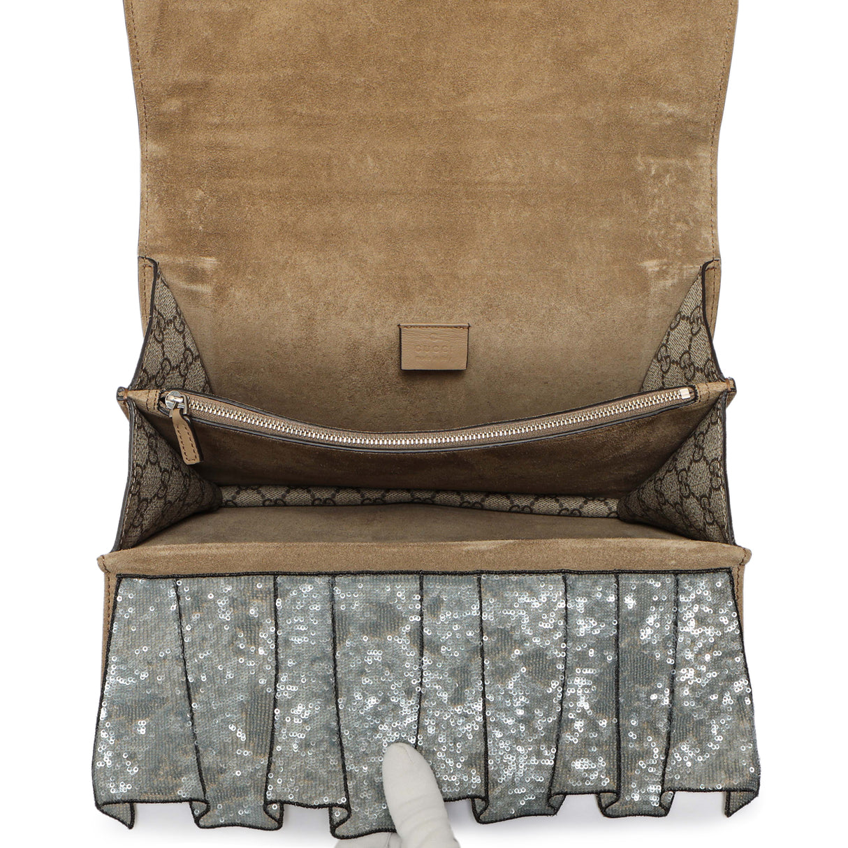 Gucci GG Supreme Monogram Lightning Embroidered Medium Dionysus Shoulder Bag Handbags Gucci