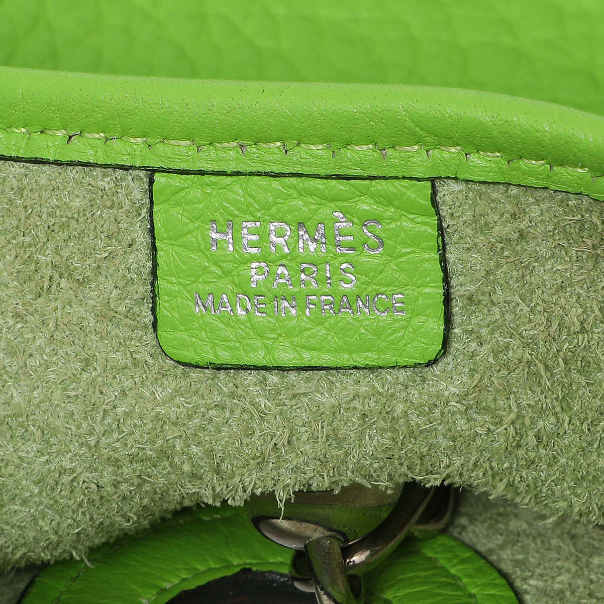 Hermes Green Clemence Vespa TPM Handbags Hermes