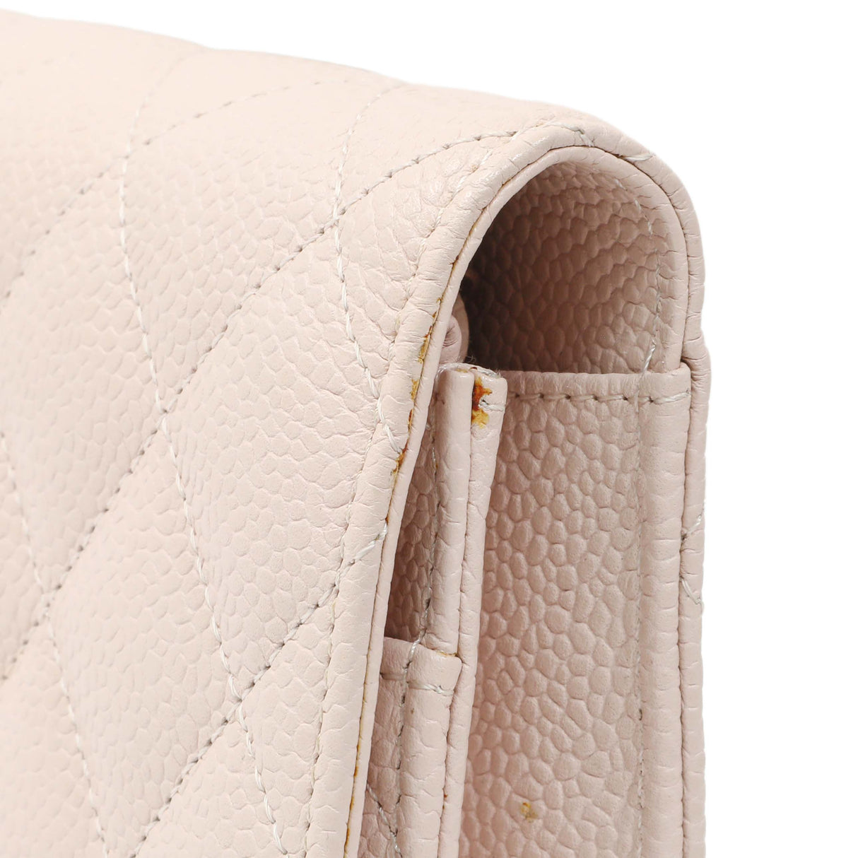 Chanel Pink Quilted Caviar Wallet on Chain Handbags Chanel