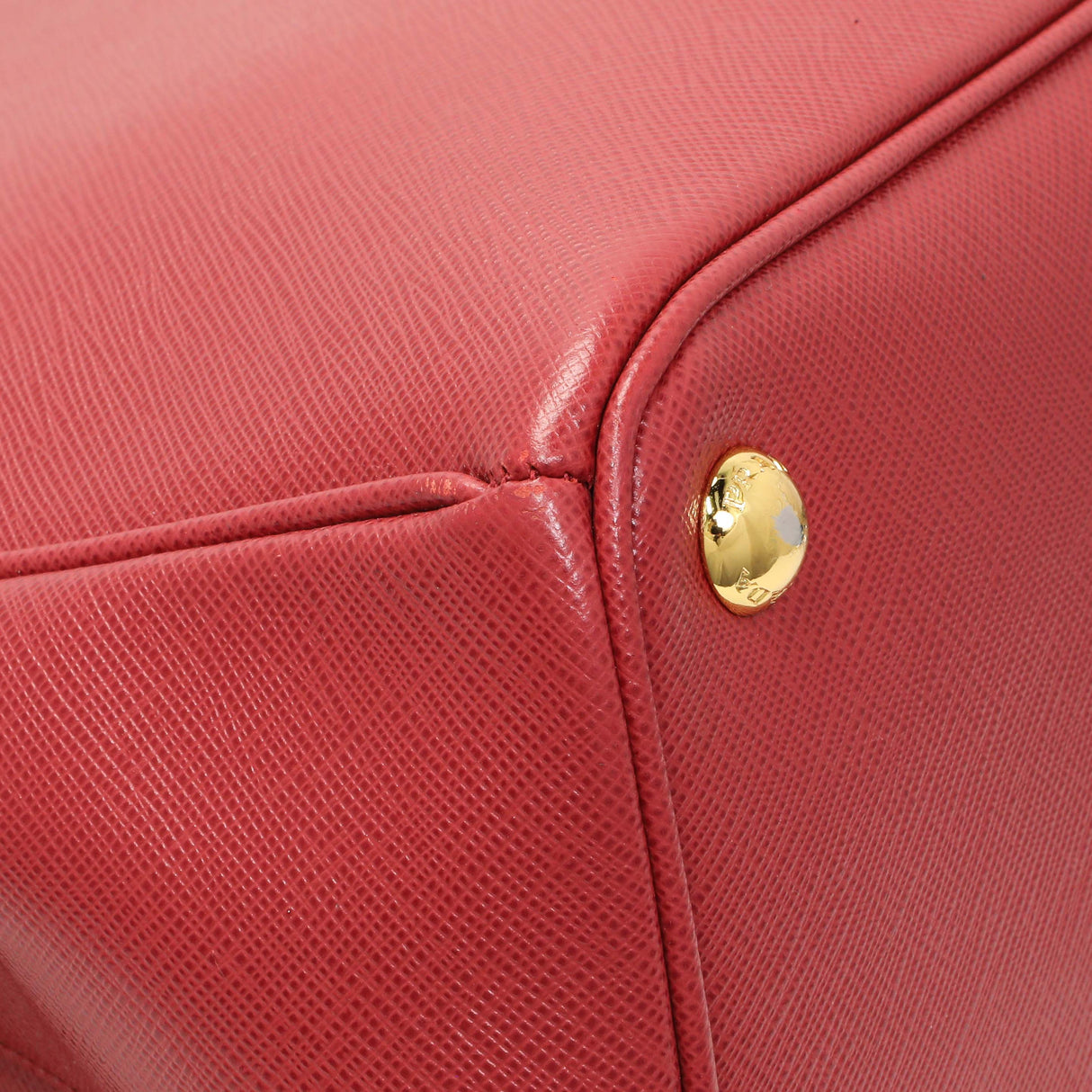 Prada Red Saffiano Lux Parabole Tote Handbags Prada
